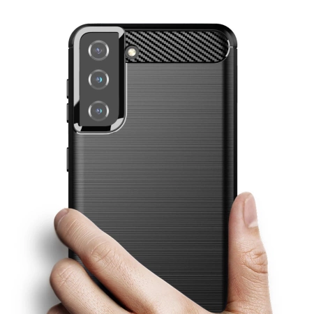 HURTEL ETUI POKROWIEC CARBON CASE DO SAMSUNG GALAXY S21 PLUS 5G ELASTYCZNE