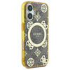GUESS ETUI HARDCASE IML PEONY DO IPHONE 16 6.1 DO MAGSAFE Z TŁOCZENIEM