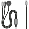 JELLICO kabel B25 3w1 (Apple Watch) 3.1A 1.2M Czarny