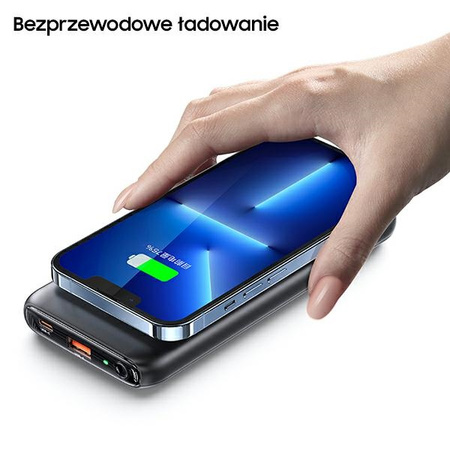 USAMS POWERBANK 10000MAH QC3.0 PD MAGNETYCZNE WIRELESS DO TELEFONÓW ANDROID