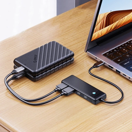 ORICO HUB USB-A STACJA DOKUJĄCA 4x USB-A 3.0 DO TELEFONÓW IPHONE 12 13 14