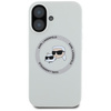 KARL LAGERFELD ETUI SILICONE DOUBLE HEADS AND CIRCLE DO IPHONE 16