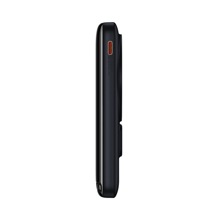 Baseus Magnetic Bracket powerbank z bezprzewodowym ładowaniem MagSafe 10000mAh 20W Overseas Edition niebieski (PPCX000203) + kabel USB Typ C Baseus Xiaobai Series 60W 0,5m