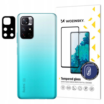 WOZINSKY FULL CAMERA GLASS 9H DO XIAOMI REDMI NOTE 11T 5G 11S 5G POKROWIEC