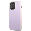 Guess GUHCP13LPSASBPU iPhone 13 Pro / 13 6,1" fioletowy/purple Saffiano Hot Stamp & Metal Logo