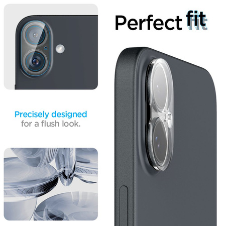 SPIGEN OSŁONA APARATU SZKŁO OCHRONNE DO IPHONE 16 16 PLUS CAMERA PROTECTOR