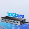 Stacja dokująca Orico OM28PR-G2 USB-C z kieszenią na dysk M.2 + 1 x USB-A 3.2 + 1x USB-C 3.2 + 2x USB-A 2.0 + 1x HDMI + 1x Ethernet - czarna