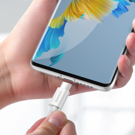BASEUS KABEL PRZEJŚCIÓWKA USB-C DO USB-C 100W PD DO TELEFONÓW I LAPTOPÓW 1M