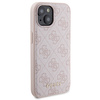 Zestaw Guess GUBPM5P15S4GEMGP iPhone15 6.1 hardcase + Powerbank 5000mAh MagSafe różowy/pink 4G Metal Logo