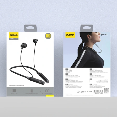 DUDAO SŁUCHAWKI BEZPRZEWODOWE U5 MAX BLUETOOTH Z PAŁĄKIEM NA SZYJĘ
