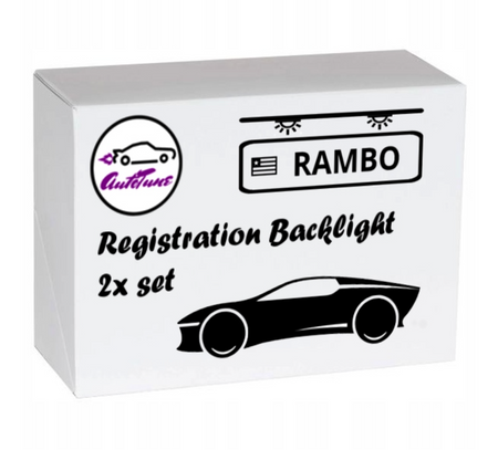 AUTOTUNE ZESTAW LAMPEK LED DO TABLICY DO BMW E46 SERIA 3 PODŚWIETLENIE