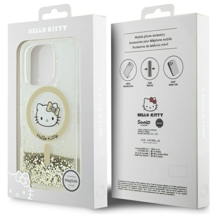 HELLO KITTY HARDCASE LIQUID GLITTER DO TELEFONÓW IPHONE 16 PRO MAX