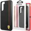 Ferrari FESAXHCS22MBK S22+ S906 czarny/black hardcase On Track Carbon Stripe