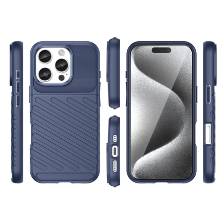 HURTEL ETUI THUNDER CASE DO IPHONE 16 PRO MAX WYSOKA OCHRONA ANTYPOŚLIZGOWE