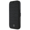 Mercedes MEBKP16X23RWRSK iPhone 16 Pro Max 6.9 czarny/black bookcase MB Waves Leather
