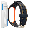 BELINE PASEK DO MI BAND 3 4 SMART CZARNO-POMARAŃCZOWY ZAPEWNIAJĄCY KOMFORT