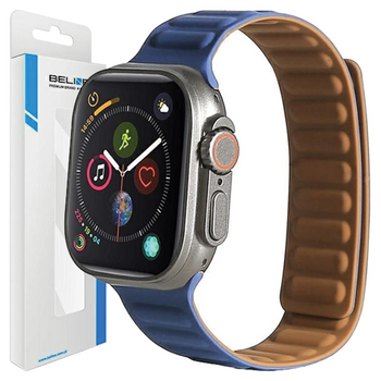 Beline pasek Apple Watch Magnetic42/44/45/49mm niebieski /blue