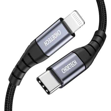 CHOETECH KABEL USB-C DO LIGHTNING DO IPHONE 12 13 14 15 480MB/S 1.2M MFI