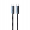 MCDODO KABEL USB-C LIGHTNING SZYBKIE ŁADOWANIE USB TYP C 36W 1M LED CZARNY