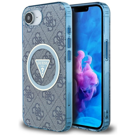 GUESS ETUI TPU Z MAGNETYCZNYM SYSTEMEM DO IPHONE 16E Z LŚNIĄCĄ POWIERZCHNIĄ