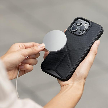 Etui Uniq Transforma na iPhone 14 Magclick Charging - czarne
