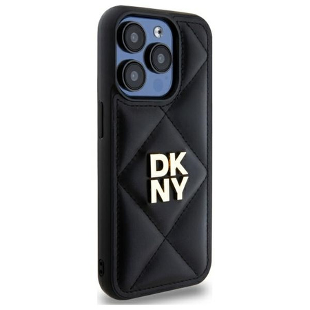 DKNY ETUI DO IPHONE 15 PRO 6.1 QUILTED STACK LOGO POKROWIEC OCHRONA TELEFON