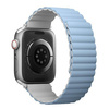 Etui Uniq pasek Revix na Apple Watch 1/2/3/4/5/6/7/8/SE/SE2/Ultra 42/44/45/49mm. Reversible Magnetic biały-niebieski/white-blue