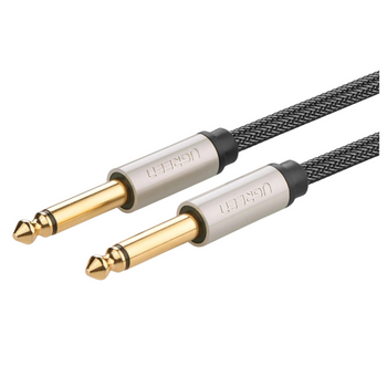 UGREEN KABEL AUDIO JACK 6.35 MM 2M DO GITARY WZMACNIACZ PRZEJŚCIÓWKA