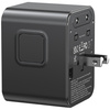 USAMS ŁADOWARKA SIECIOWA TRAVEL ADAPTER 17W DO US/AU/EU/UK Z USB-C USB-A