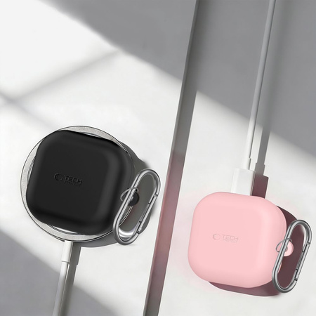TECH-PROTECT SILICONE HOOK SAMSUNG GALAXY BUDS 4 / 4 PRO NAVY BLUE
