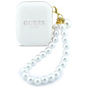 Słuchawki TWS Guess Pearl Strap biały
