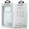 Etui Karl Lagerfeld IML KL Script Logo MagSafe do iPhone 17 Pro Max przezroczysty