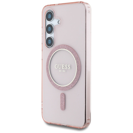 GUESS ETUI CIRCLE CLASSIC LOGO DO SAMSUNG GALAXY S25 DO MAGSAFE Z LOGO