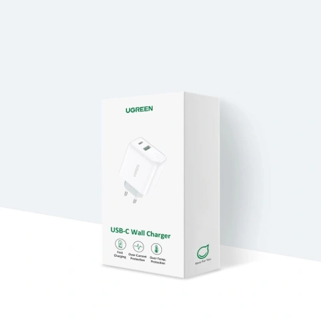 UGREEN ŁADOWARKA USB TYP C USB A DO IPHONE IPAD SAMSUNG 36W QUICK CHARGE PD