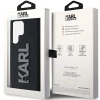 Etui Karl Lagerfeld 3D Rubber Glitter Logo na Samsung Galaxy S23 Ultra - czarne