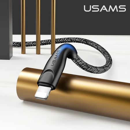 USAMS KABEL PLECIONY U41 DO LIGHTNING 1M 2A DO TELEFONÓW APPLE FAST