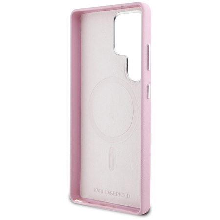 KARL LAGERFELD ETUI DO SAMSUNG GALAXY S25 ULTRA Z METALOWYM LOGO DO MAGSAFE