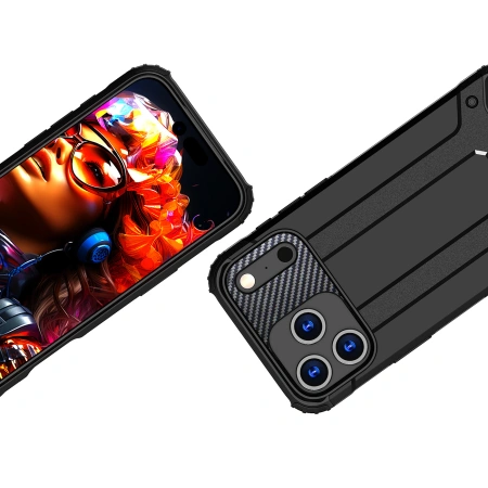 HURTEL ETUI HYBRID ARMOR DO IPHONE 17 PRO PANCERNE Z OCHRONA CAŁEGO
