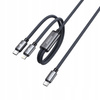 PALPRO KABEL 3X USB-C LIGHTNING SZYBKIE ŁADOWANIE DO SAMSUNG APPLE 100W 1M