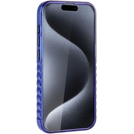 Etui Audi IML Big Logo MagSafe na iPhone 15 Pro Max - niebieskie