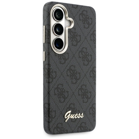 Etui Guess 4G Script MagSafe do Samsung Galaxy S26 czarny