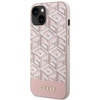 Etui Guess GUHMP14MHGCFSEP na iPhone 14 Plus - różowe GCube Stripes MagSafe