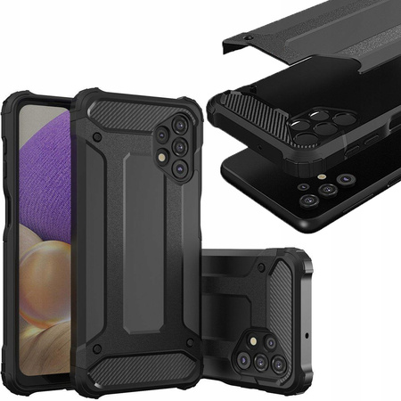 HURTEL HYBRID ARMOR ETUI PANCERNE POKROWIEC DO SAMSUNG GALAXY A73 CZARNY