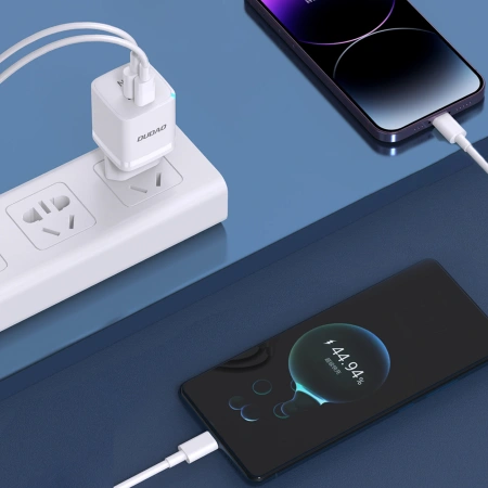 DUDAO ŁADOWARKA SIECIOWA GAN 33W PPS USB C/USB DO TELEFONÓW SZYBKIE