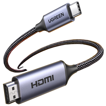 Kabel USB C - HDMI 2.1 8K 60Hz 1.5m Ugreen CM565 - szary