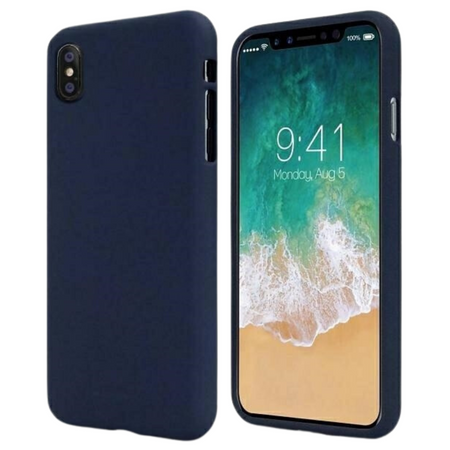 MERCURY ETUI CASE DO IPHONE 14 PRO SOFT POKROWIEC ZMIĘKCZANY MIDNIGHT BLUE