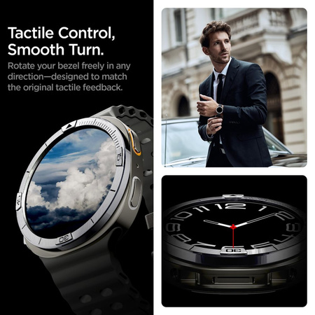 SPIGEN BEZEL TUNE PILOT DO SAMSUNG GALAXY WATCH 8 44MM OCHRONA RAM