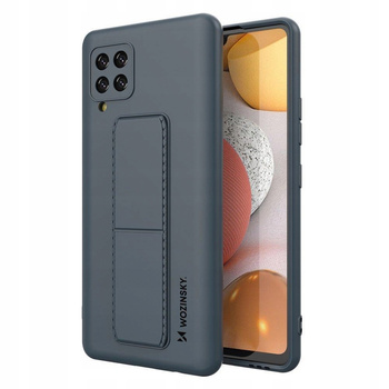WOZINSKY ETUI DO SAMSUNG GALAXY A42 5G Z PODSTAWKĄ I SILIKONOWYM MATERIAŁEM