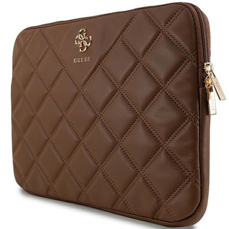 Guess Sleeve GUCS14ZPSQSSGW 14brązowy/brown Quilted 4G
