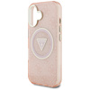 GUESS ETUI TPU POKROWIEC DO IPHONE 16 DO MAGSAFE ZIARNISTY METAL GLITTER